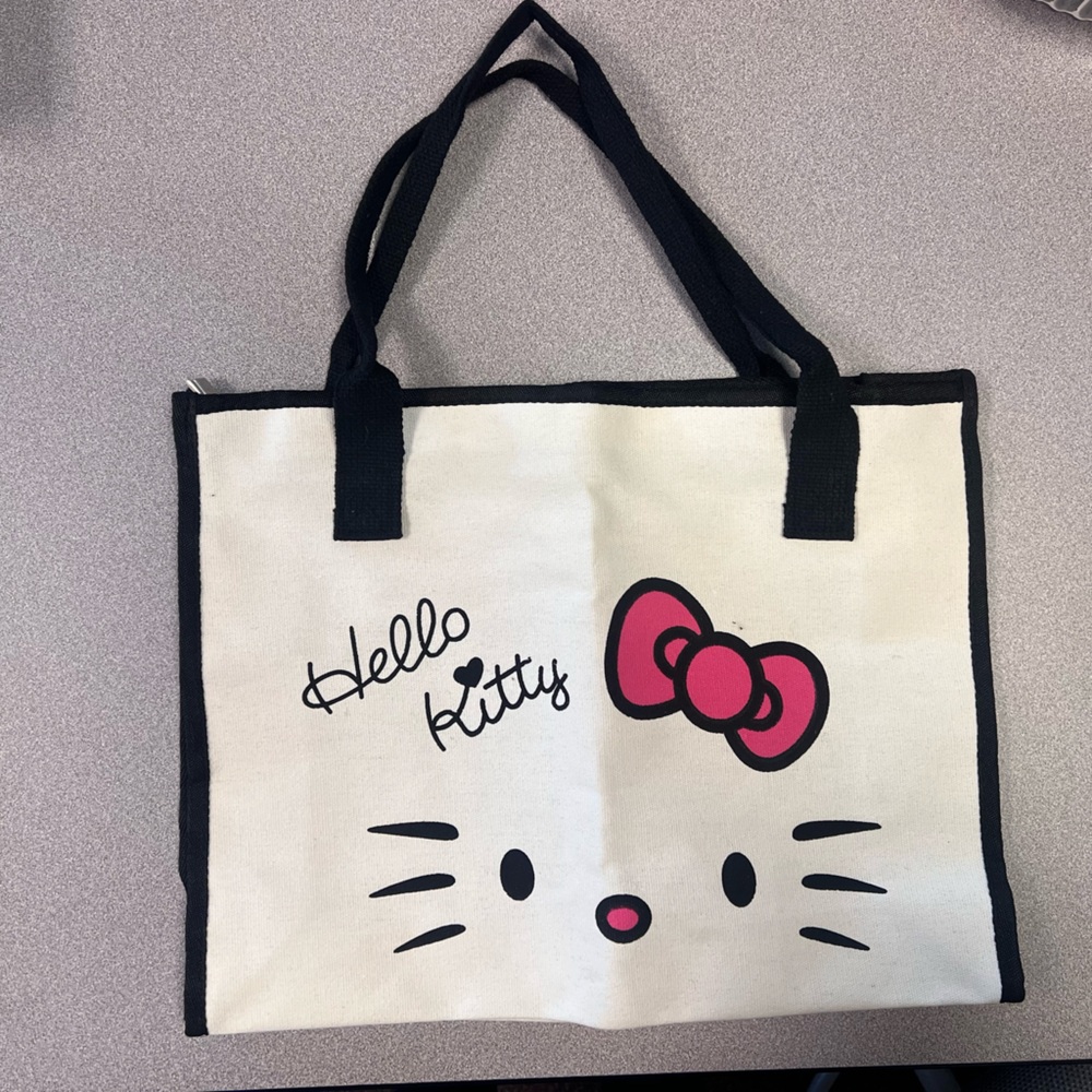 Hello Kitty Canvas Tote Bag